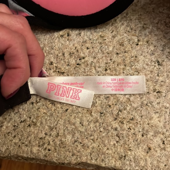 Pink Wear Everywhere Push Up Bra Size 32B GUC! 🌈 - Picture 5 of 6